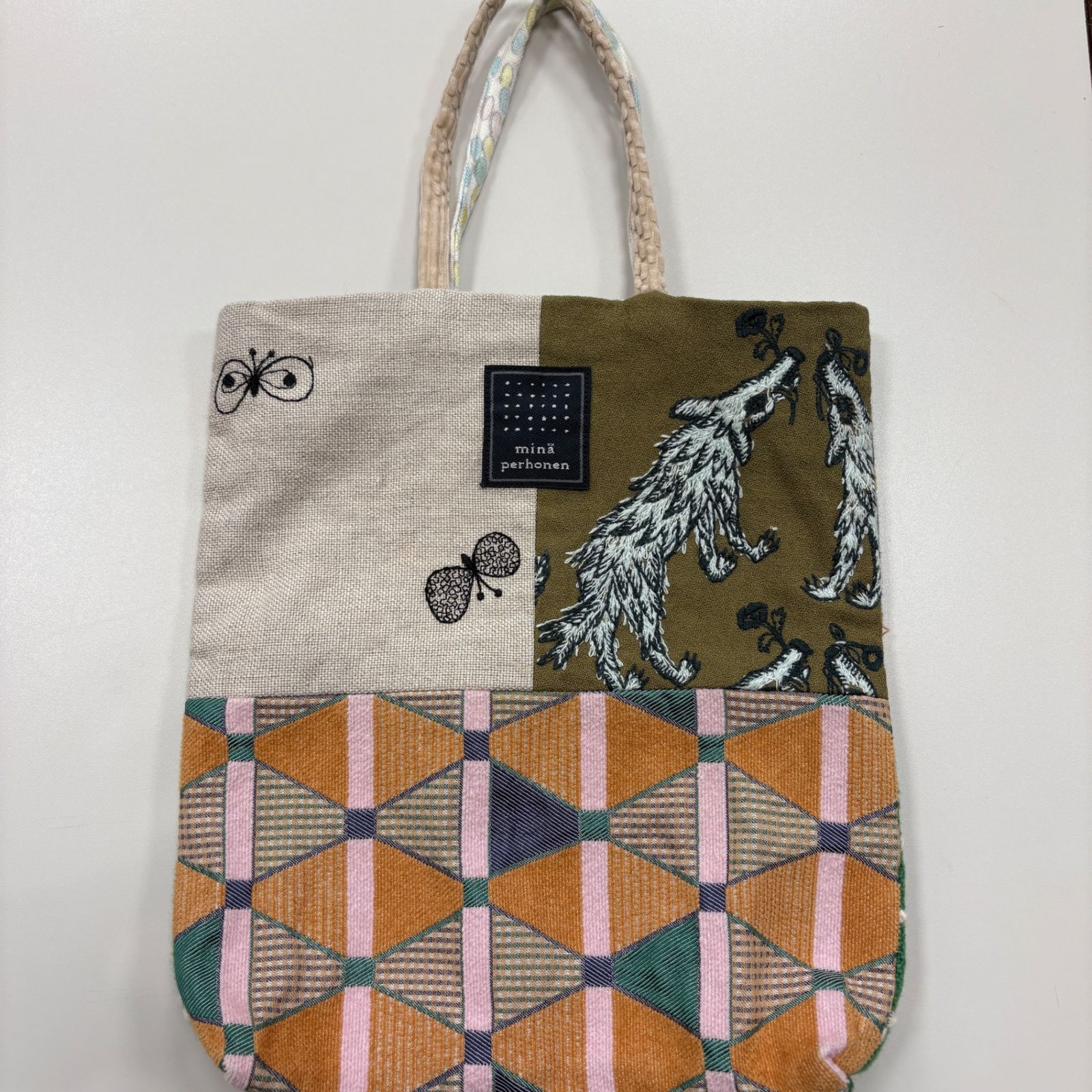 東あずま店 併売品】 toast bag mina perhonen ミナペルホネン 