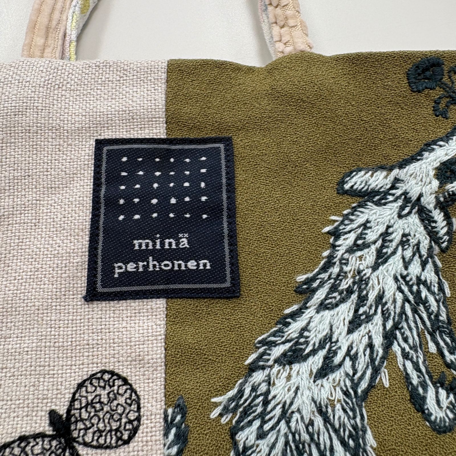 東あずま店 併売品】 toast bag mina perhonen ミナペルホネン 