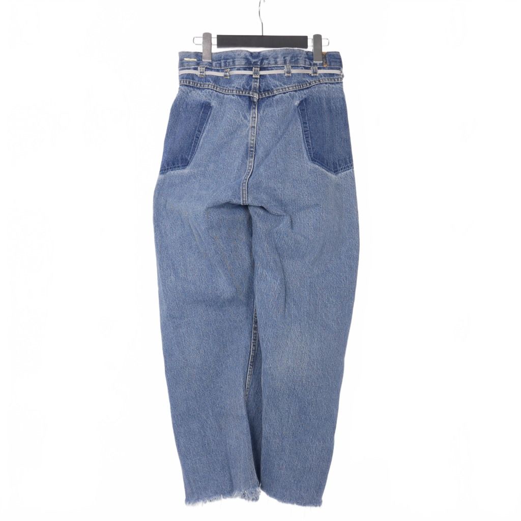 メゾンエウレカ MAISON EUREKA VINTAGE REWORK BIGGY ラップデニム S
