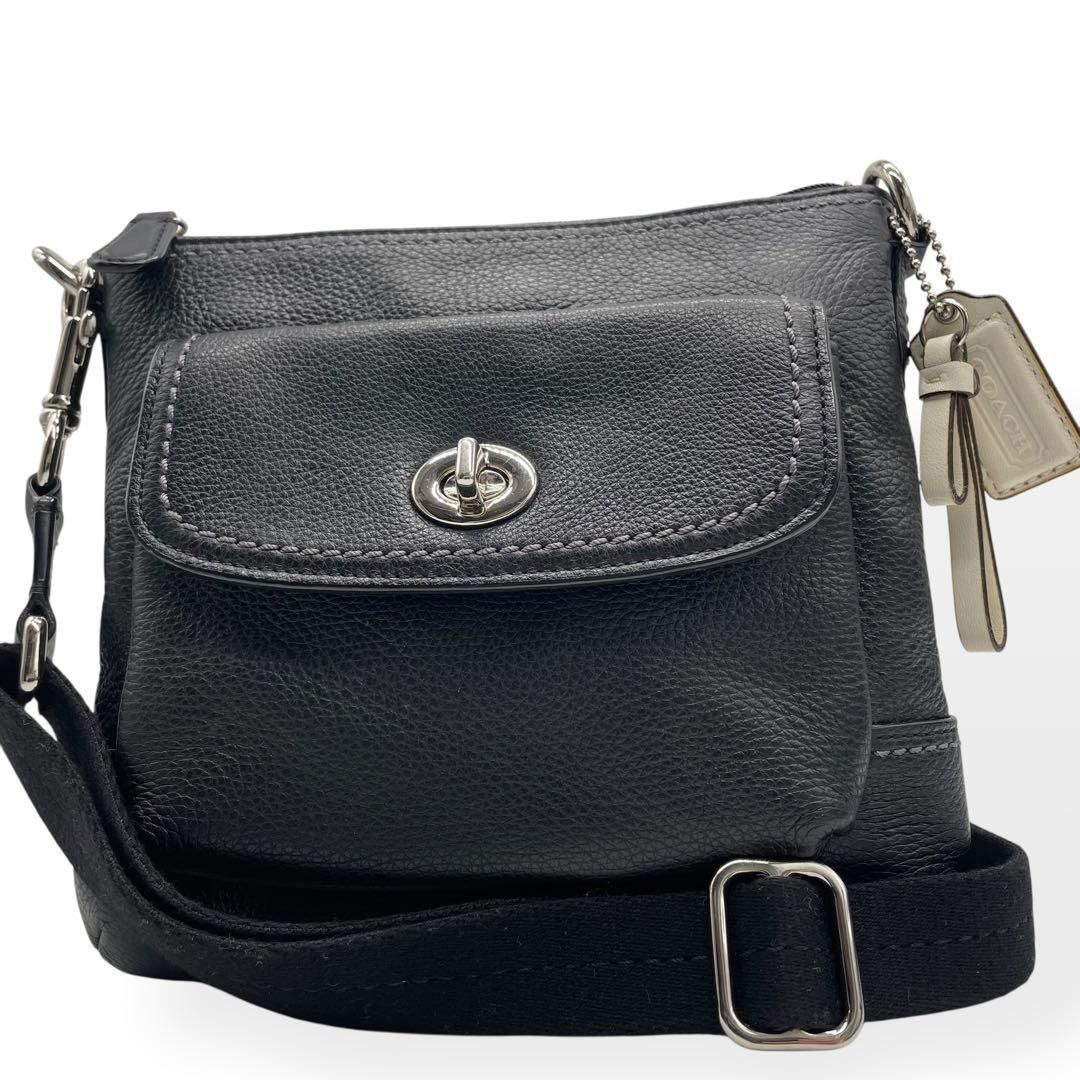 極美品 極美品 COACH USA レザー ショルダーバッグ バケツ ワン 