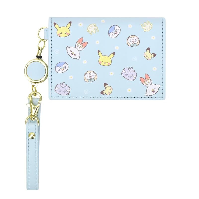 【新品】 マリモクラフト ポケーピース ポケットモンスター 2つ折りパスケース チラシ W10×H7.2cm PKP-046 0