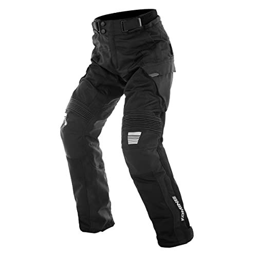新品 [KOMINE] バイク用 パンツ PK-7463 プロテクトアドベンチャーメッシュパンツ 07-7463 メンズ Black 2XLB