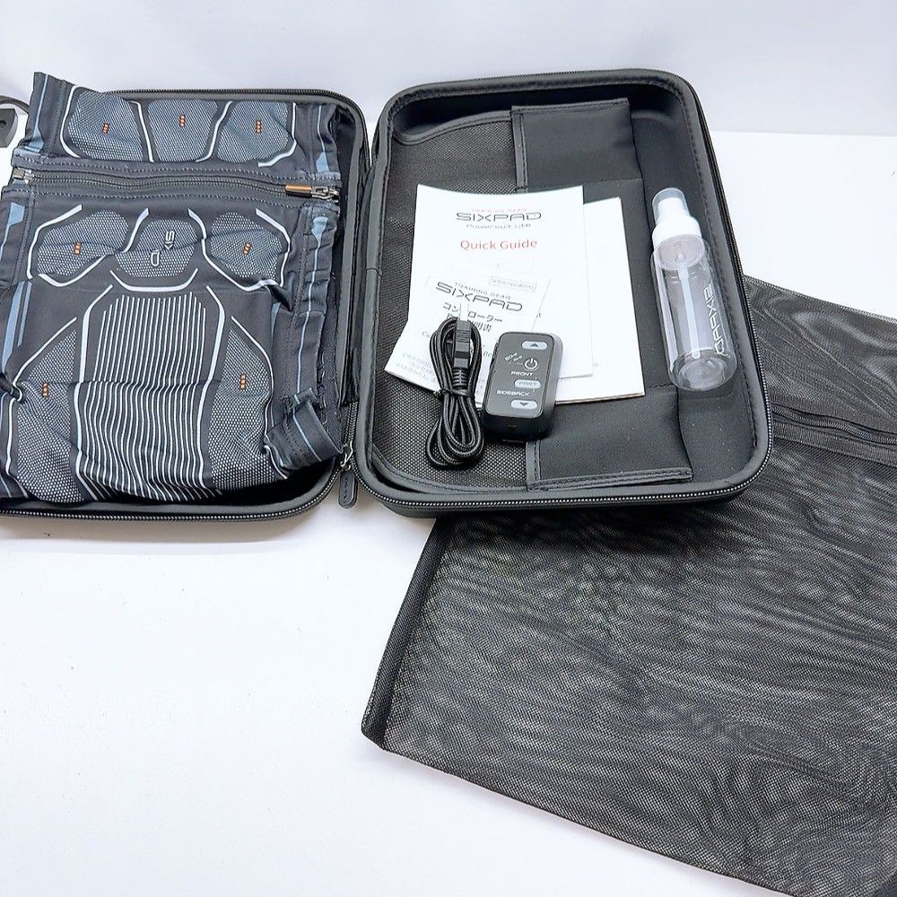 ほぼ未使用?付属品完備》 シックスパッド パワースーツ コアベルト 