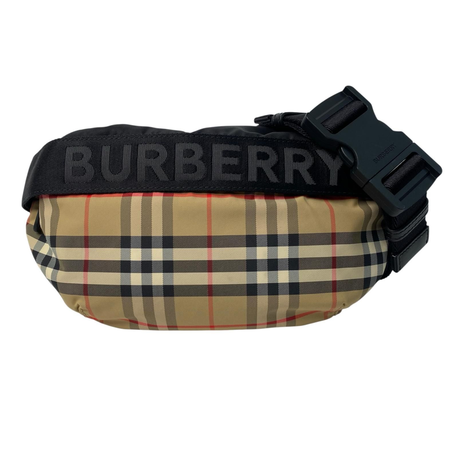 BURBERRY バーバリー ボディバッグ　ウエストポーチ　ノバチェック バーバリー ノバチェック BURBERRY ボディバッグ 美品 - ボディ ノバ