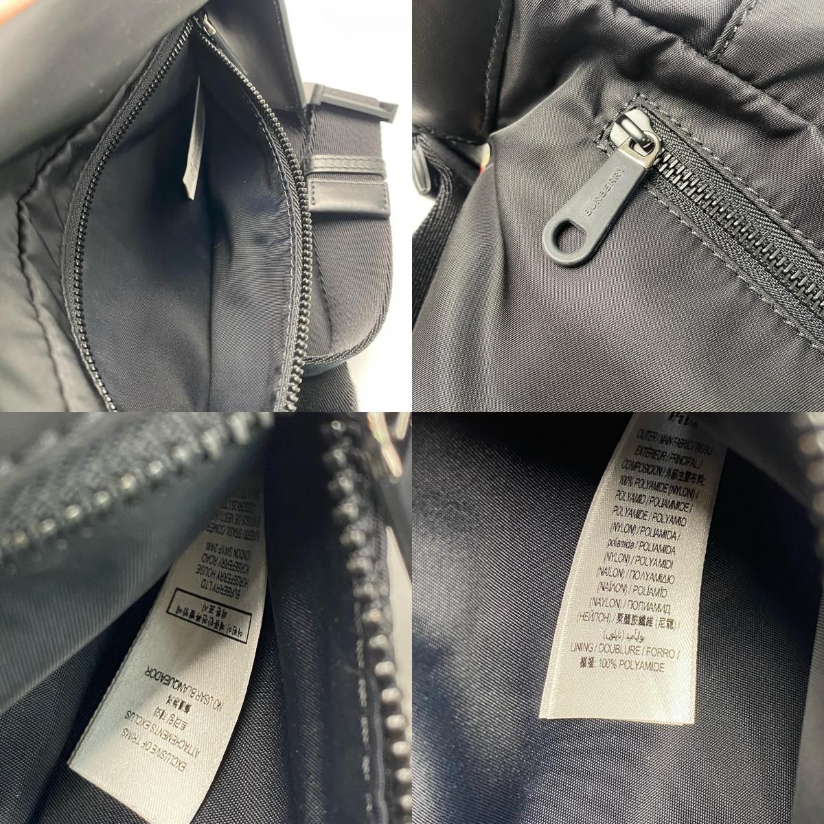 美品 バーバリー Burberry ノバチェック ボディバッグ 斜めがけ クロス 