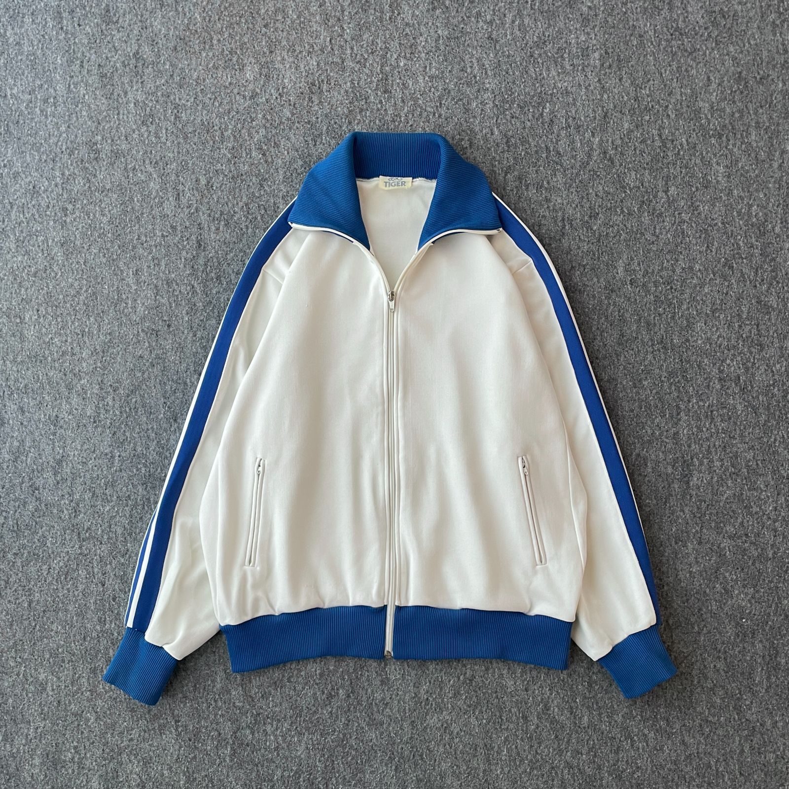 70s 80s asics TIGER トラックジャケット ヴィンテージ ジャージ レア 