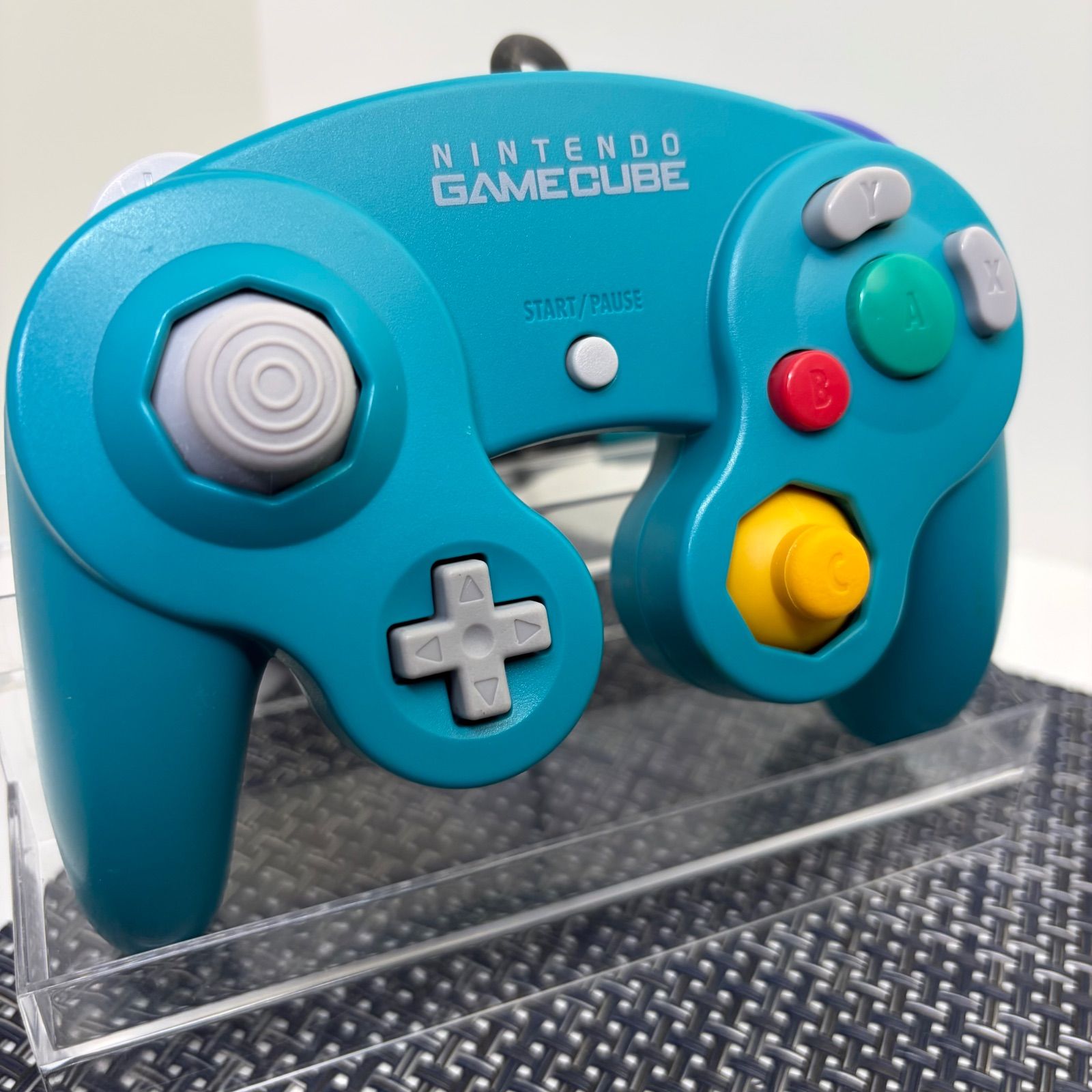 フルメンテナンス】GC ゲームキューブコントローラー エメラルド