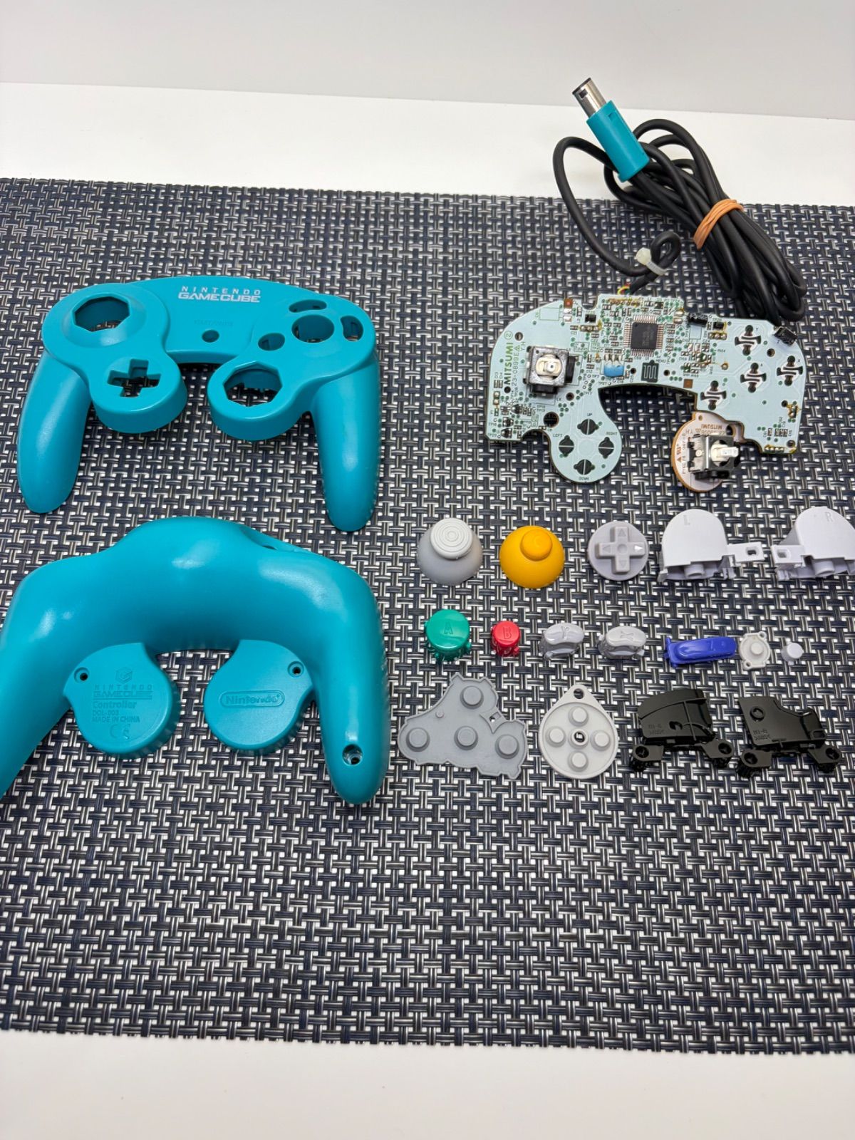 フルメンテナンス】GC ゲームキューブコントローラー エメラルド 