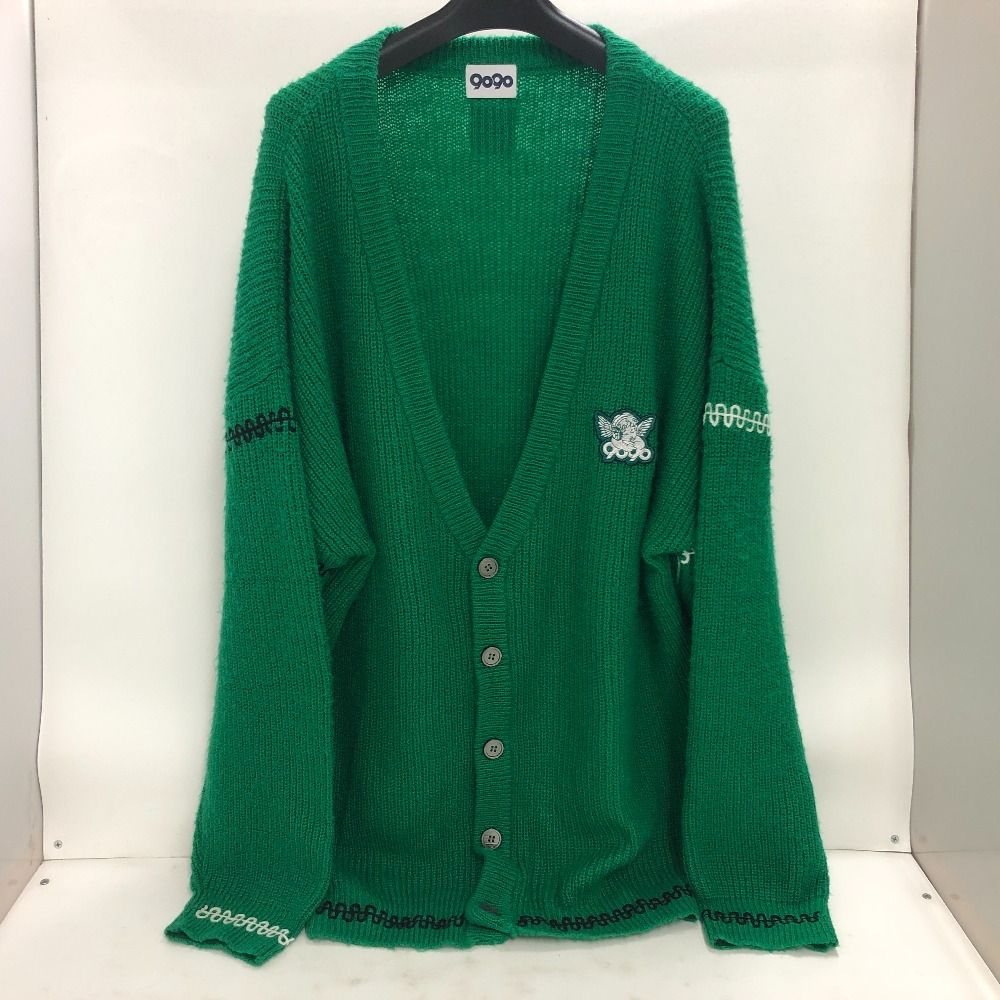 02w23677 9090 ナインティナインティ Angel Knit Cardigan グリーン L 