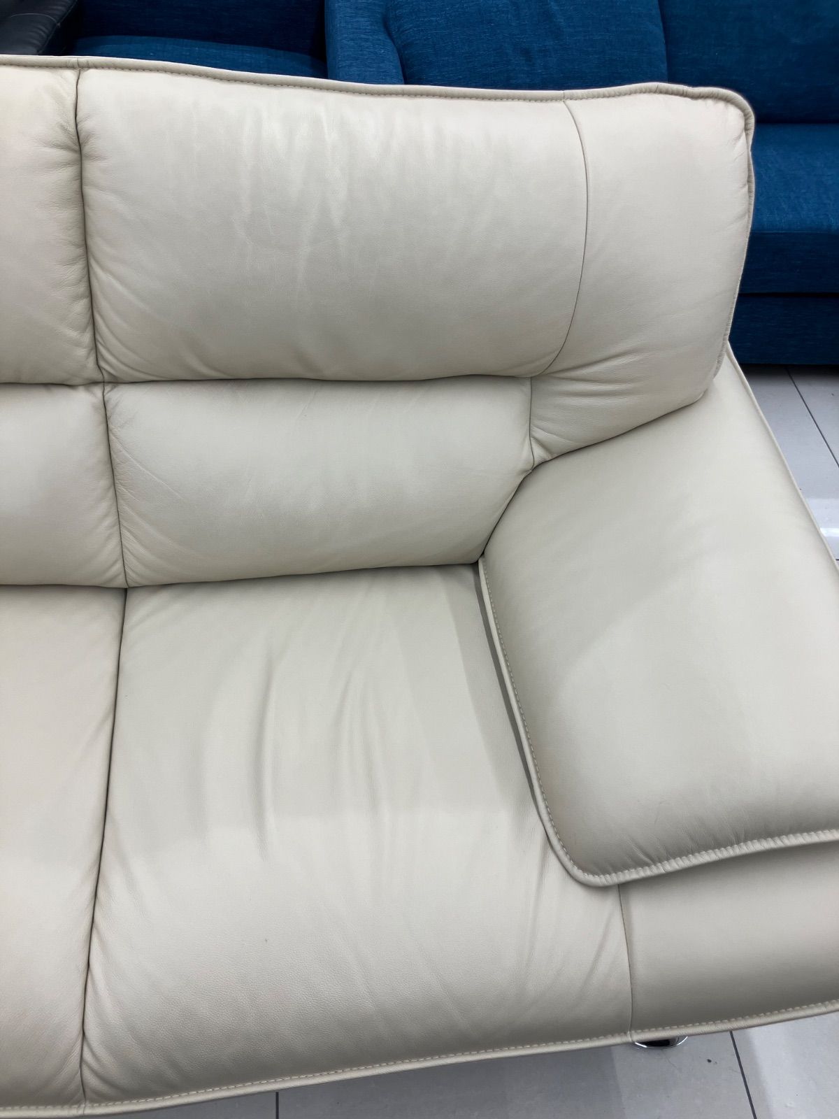  現地引取り|発送不可|福岡市西区 NITORI ニトリ 2Pソファ 本革 No.3227 4人掛けソファ 2人掛け 3人掛けソファ ソファ ソファベッド