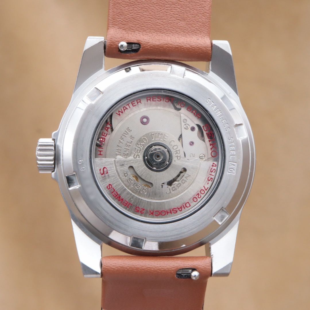 31日まで値下げ！セイコー　SEIKO 4S15-7020 裏スケ 赤サス セイコー 赤サス ハイビート 4S15-7020 SEIKO SUS HI-BEAT AUTOMATIC