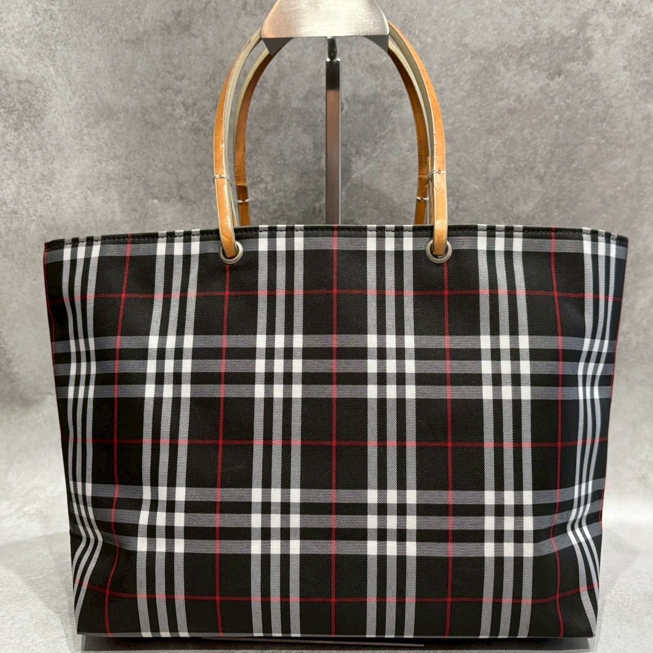 BURBERRY バーバリー ノバチェック ハンドバッグ チェック柄 BURBERRY 