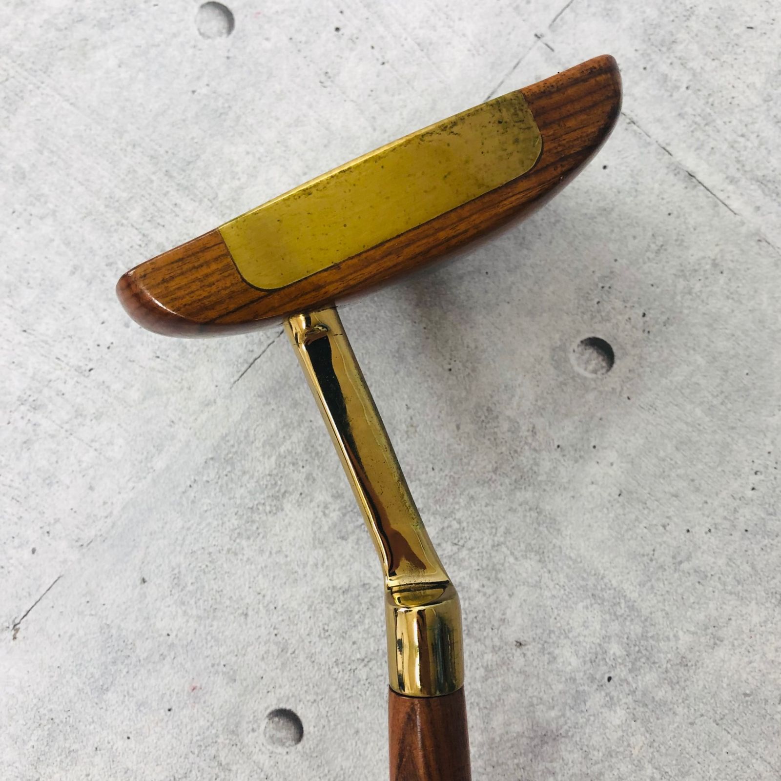 WOODIE /USA ビンテージ 木製パター 単品 Golf Design ゴルフデザイン WOODIE USA ウッディ Pau Ferro Ironwood