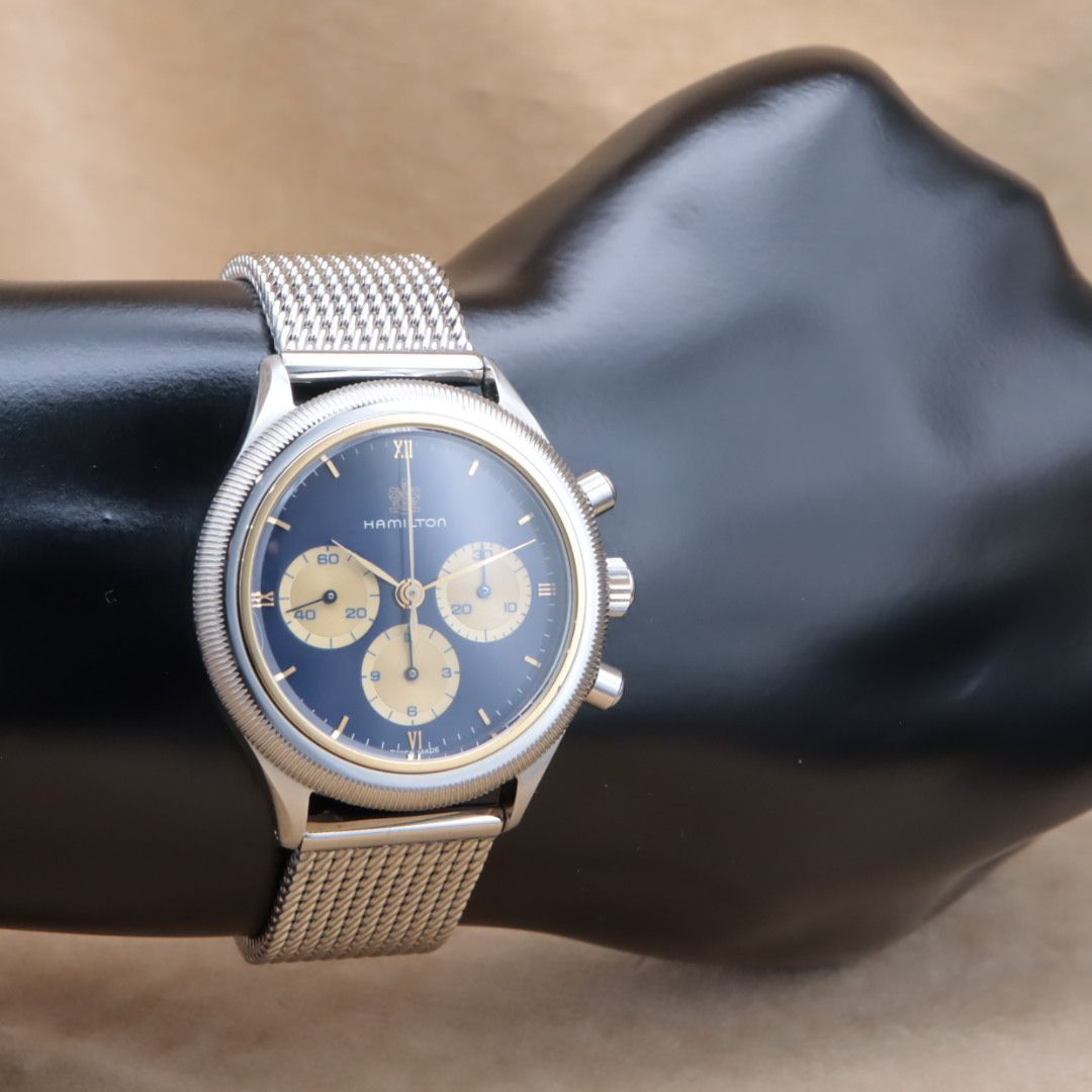 ハミルトン クロノグラフ HAMILTON Lemania 1873 レマニア コイン 