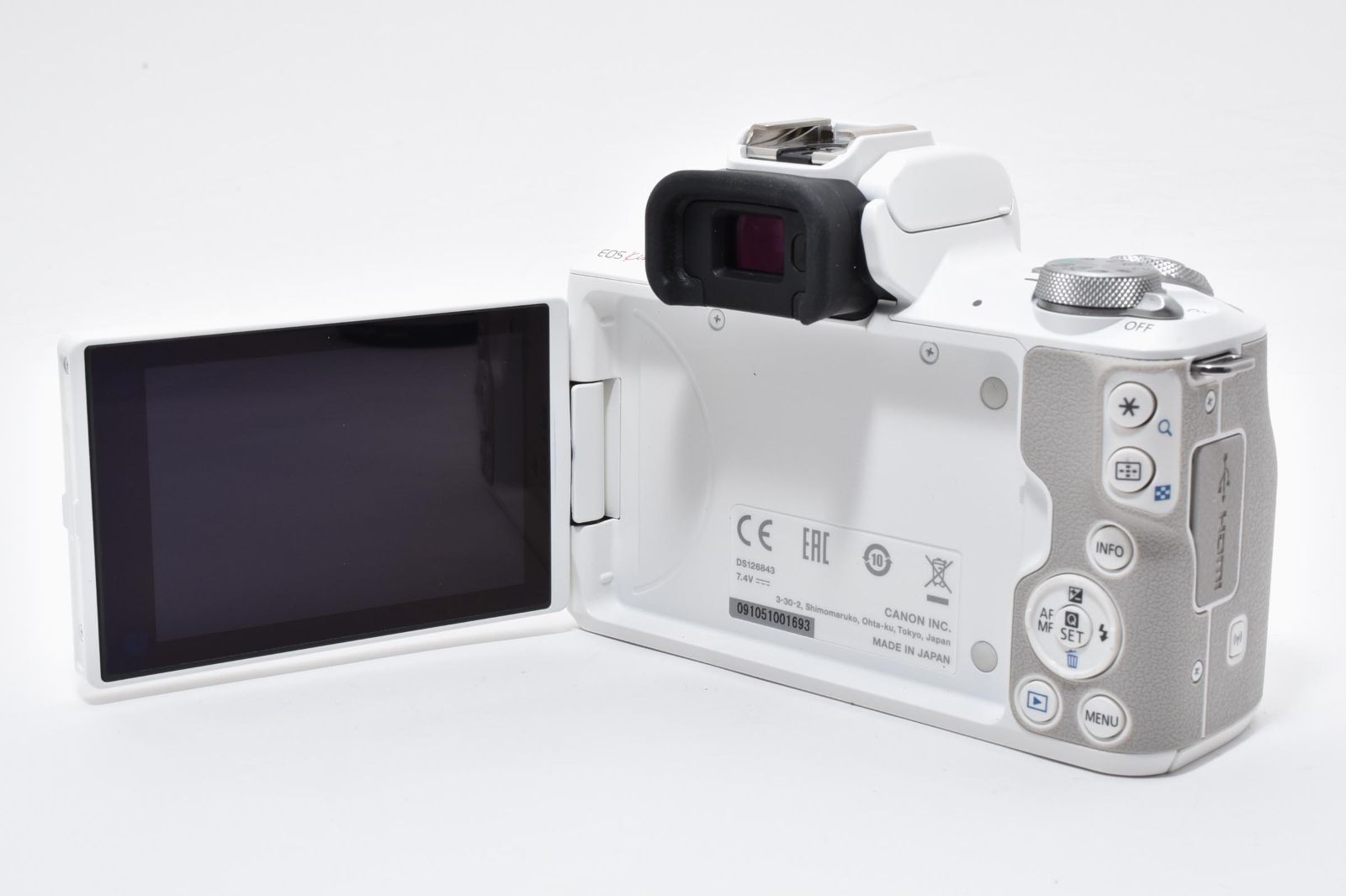 ☆極上美品☆ Canon EOS Kiss M2 ホワイト EF-M 15-45mm IS STM