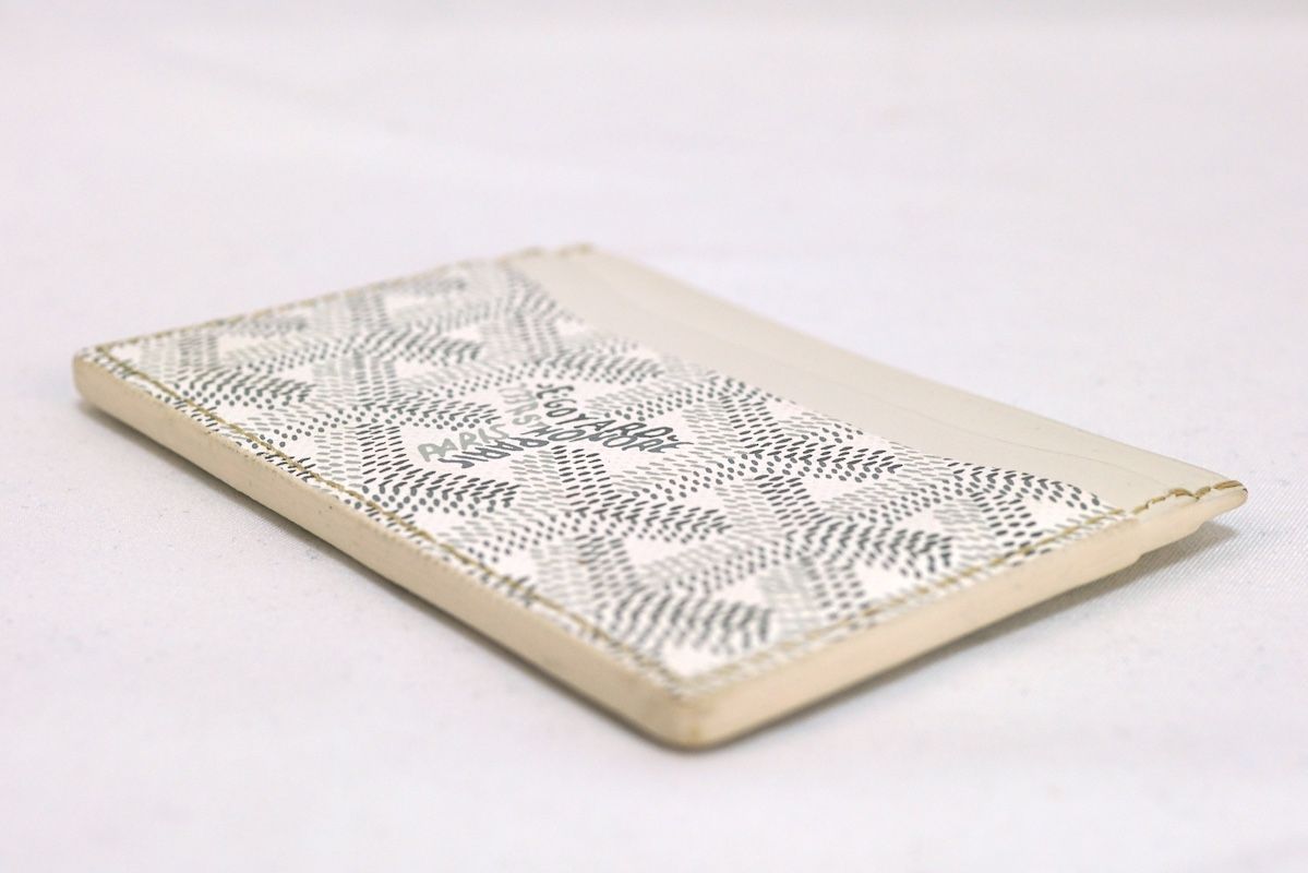 GOYARD SAINT SULPICE CARD WALLET White ゴヤール カードケース