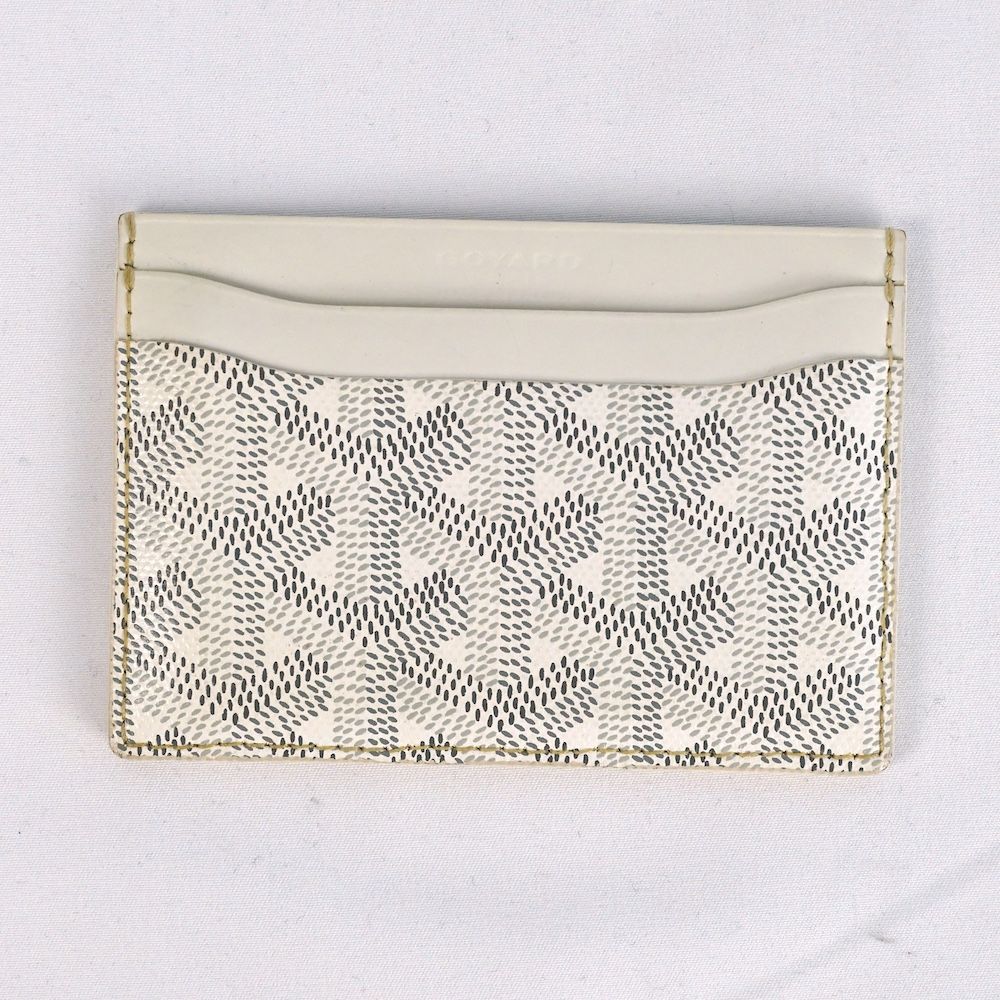 GOYARD SAINT SULPICE CARD WALLET White ゴヤール カードケース