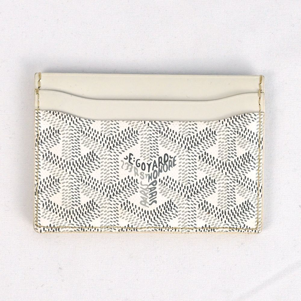 GOYARD SAINT SULPICE CARD WALLET White ゴヤール カードケース