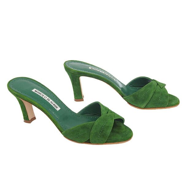美品 MANOLO BLAHNIK マノロブラニク 665-31WSIESUE070 サイズ36 箱付