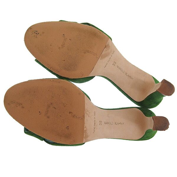 美品 MANOLO BLAHNIK マノロブラニク 665-31WSIESUE070 サイズ36 箱付
