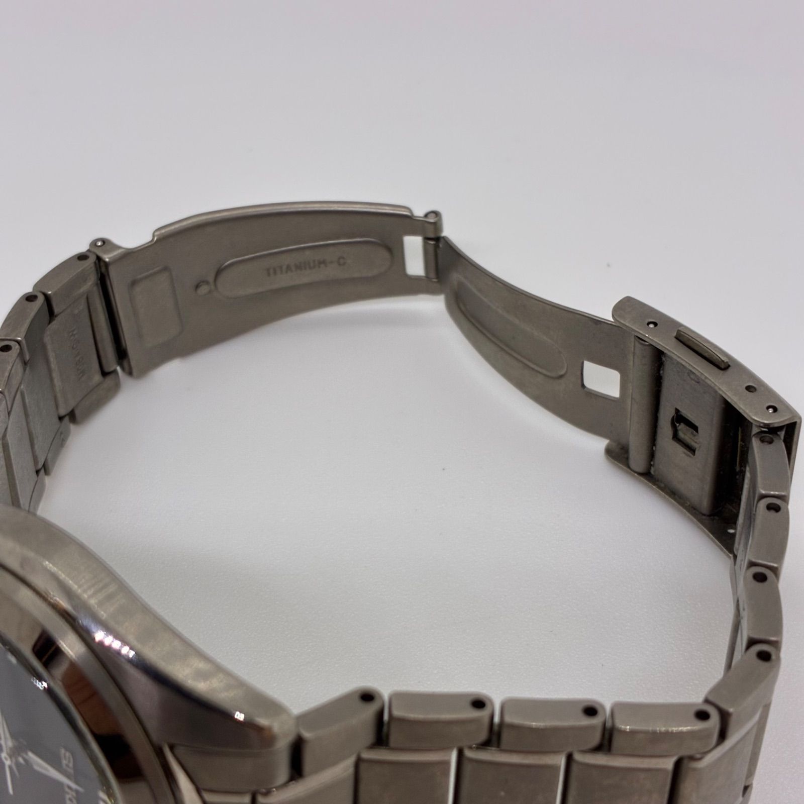 稼動品】SEIKOセイコー 電波ソーラー式腕時計 チタン7B52-0AM0 - メルカリ