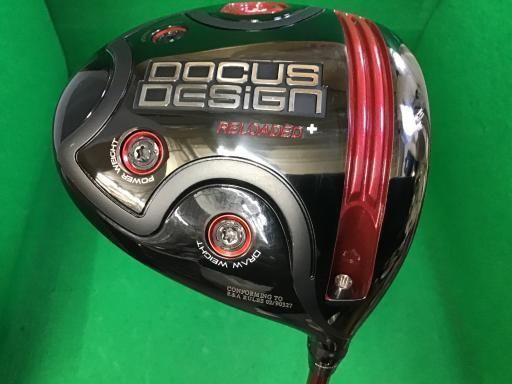 【】 DOCUS DOCUS DESIGN RELOADED+(ブラック) 1W ドライバー DR DOCUS Slugger T2 (フレックスR) メンズ 男性用 右利き 右用 Cランク ゴルフクラブ