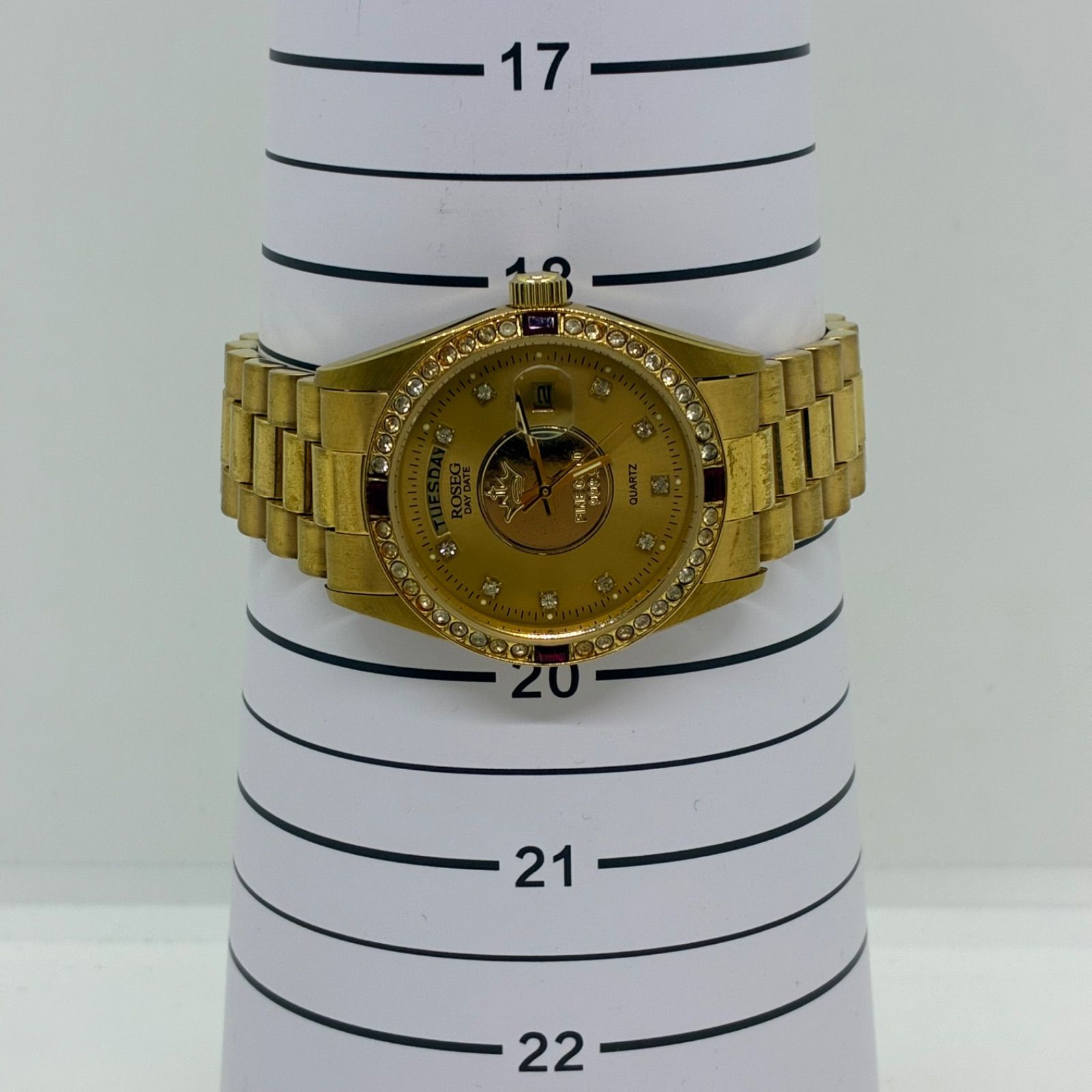 不動品】ROSEGロゼック RS-005G メダル FINE GOLD 999.9 デイデイト