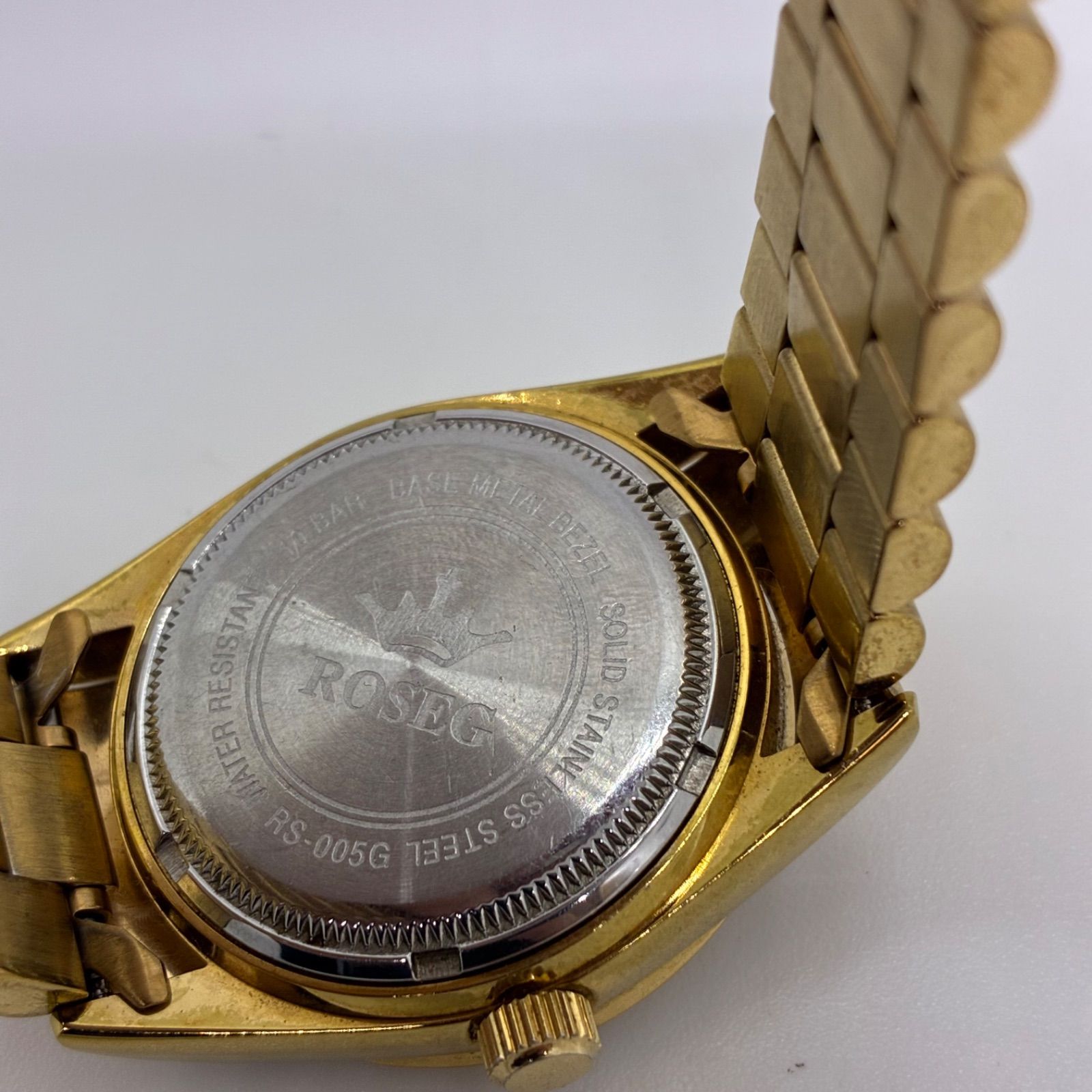 不動品】ROSEGロゼック RS-005G メダル FINE GOLD 999.9 デイデイト