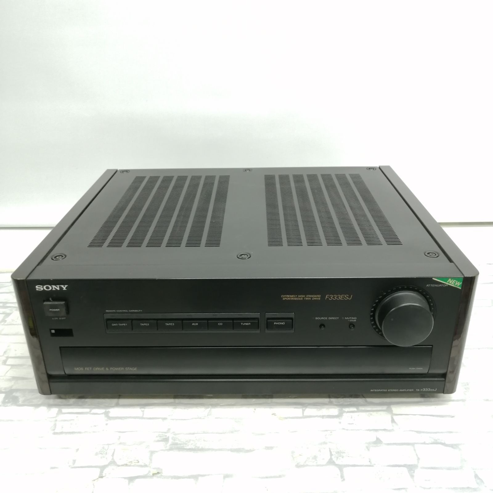 動作品】SONY プリメインアンプ TA-F333ESJ - メルカリ