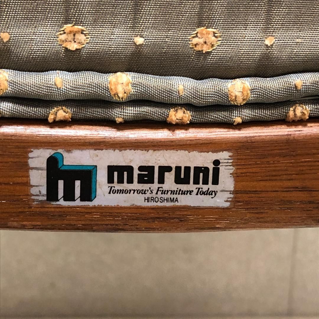 送料無料】maruni マルニ木工 ヴィンテージ オットマン 猫脚 スツール