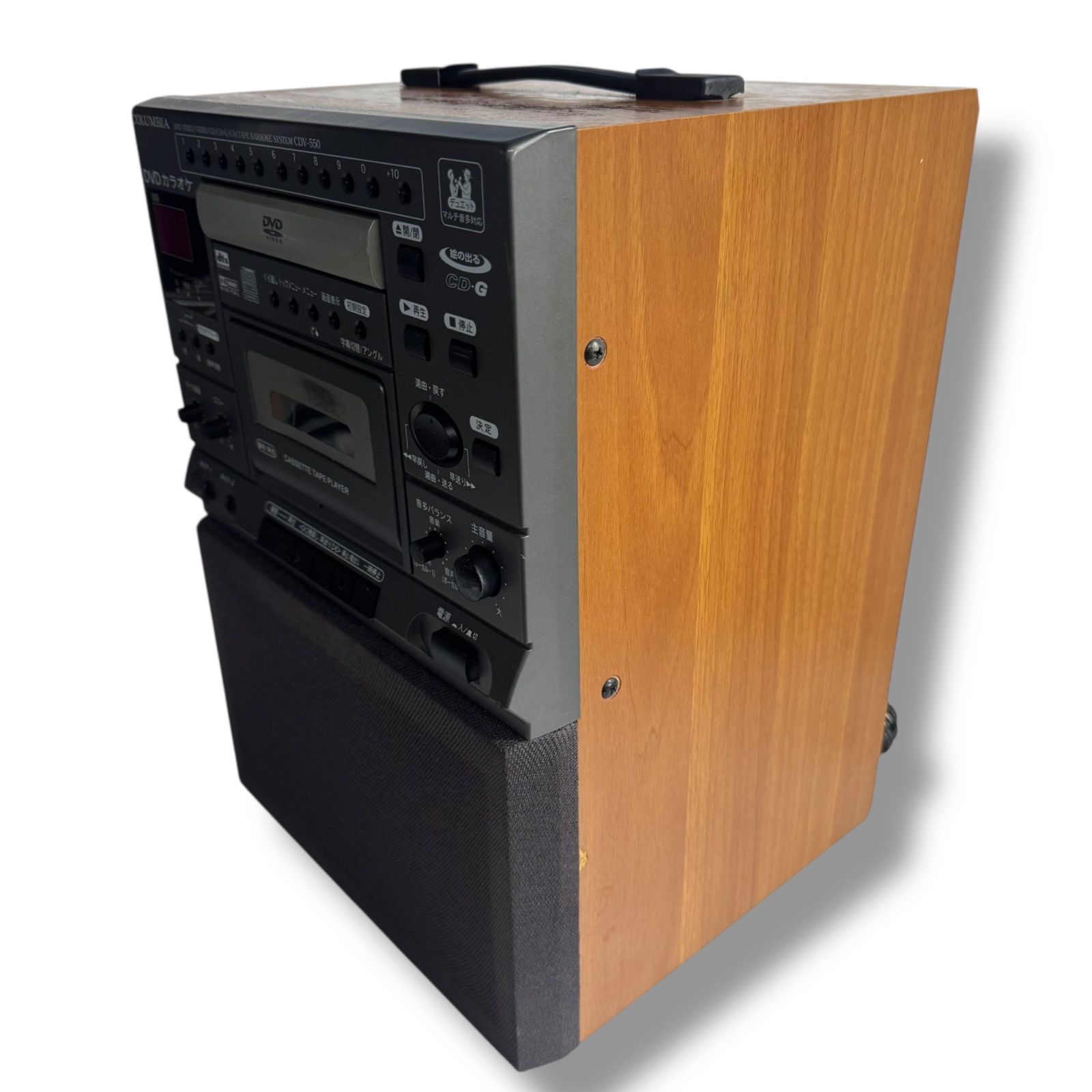 2012年製 コロムビア COLUMBIA カラオケシステム CDV-550 デノン DENON