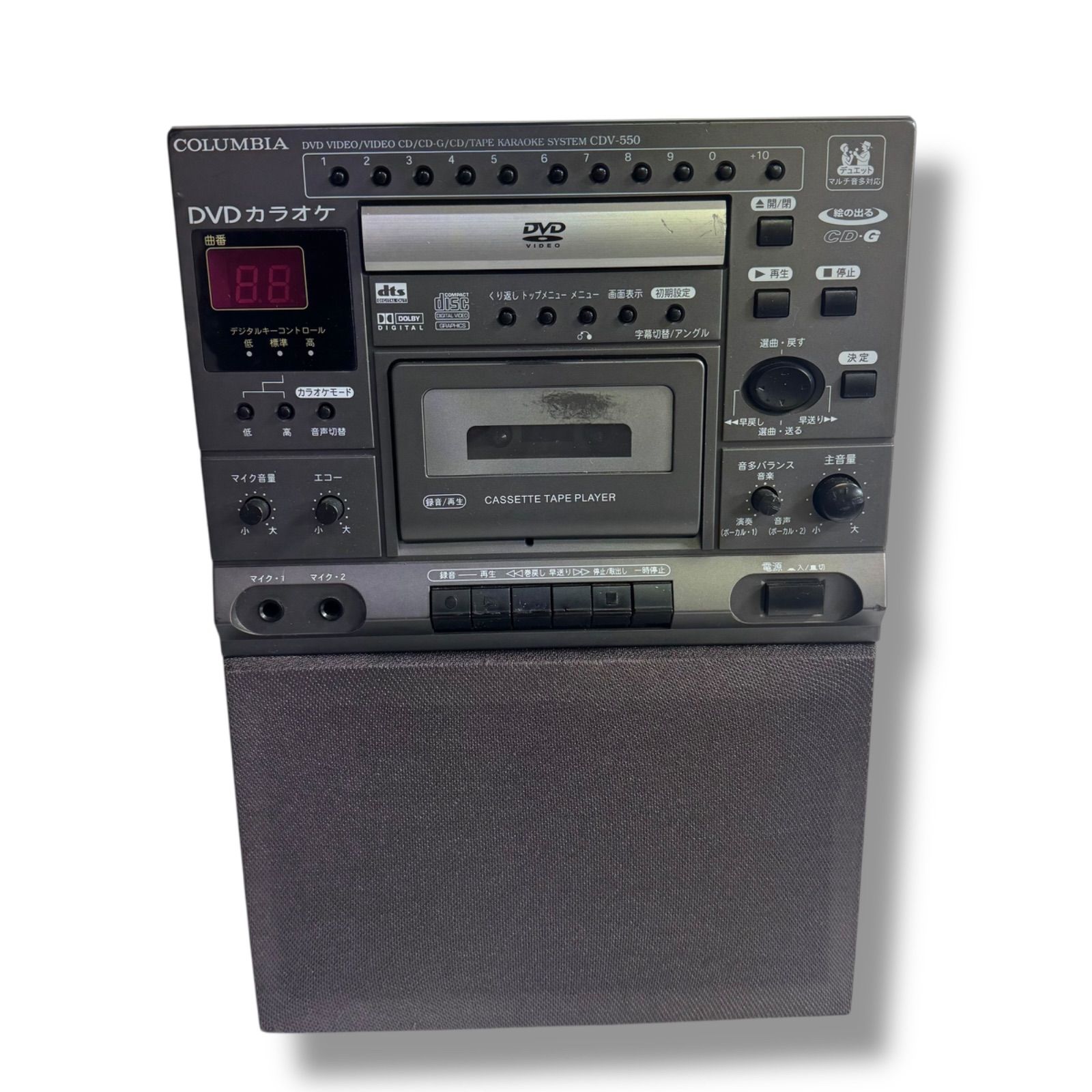 動作確認済】COLUMBIA DVDカラオケ CDV-550 2012年製 美品 演歌 - メルカリ
