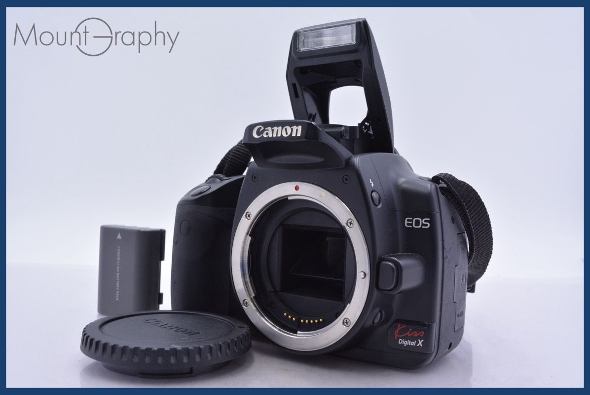 動作保証】 キヤノン Canon EOS Kiss DIGITAL X バッテリー、メモリー