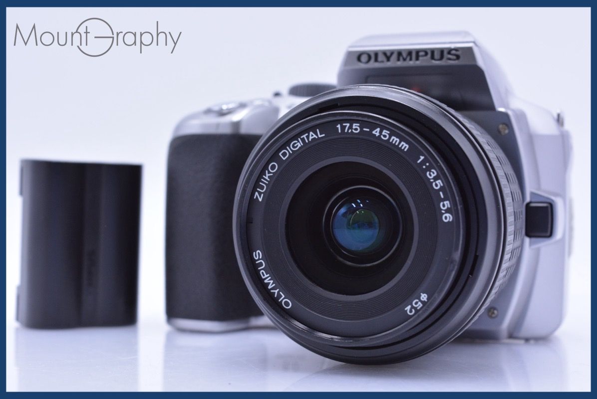 올림푸스 올림푸스 E-500 + 올림푸스 올림푸스 주이코 디지털 17.5-45mm F3.5-5.6 배터리 포함 무료 #am4780