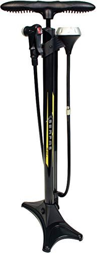 新品 サーファス(SERFAS) 自転車 高圧空気入れ エアフロアポンプ 仏式/米式/英式/ボール/ボートバルブアダプター エアゲージ ロードバイク MTB