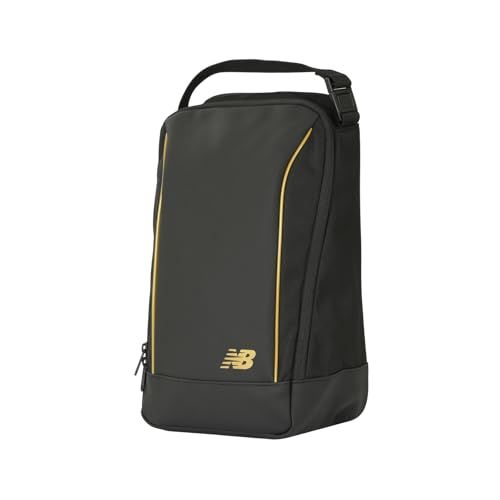 新品 [ニューバランス] ベースボールシューズバッグ (AC5005B) 野球 スパイク 耐久性 シューズケース BLG(ブラック/ゴールド) Free Size