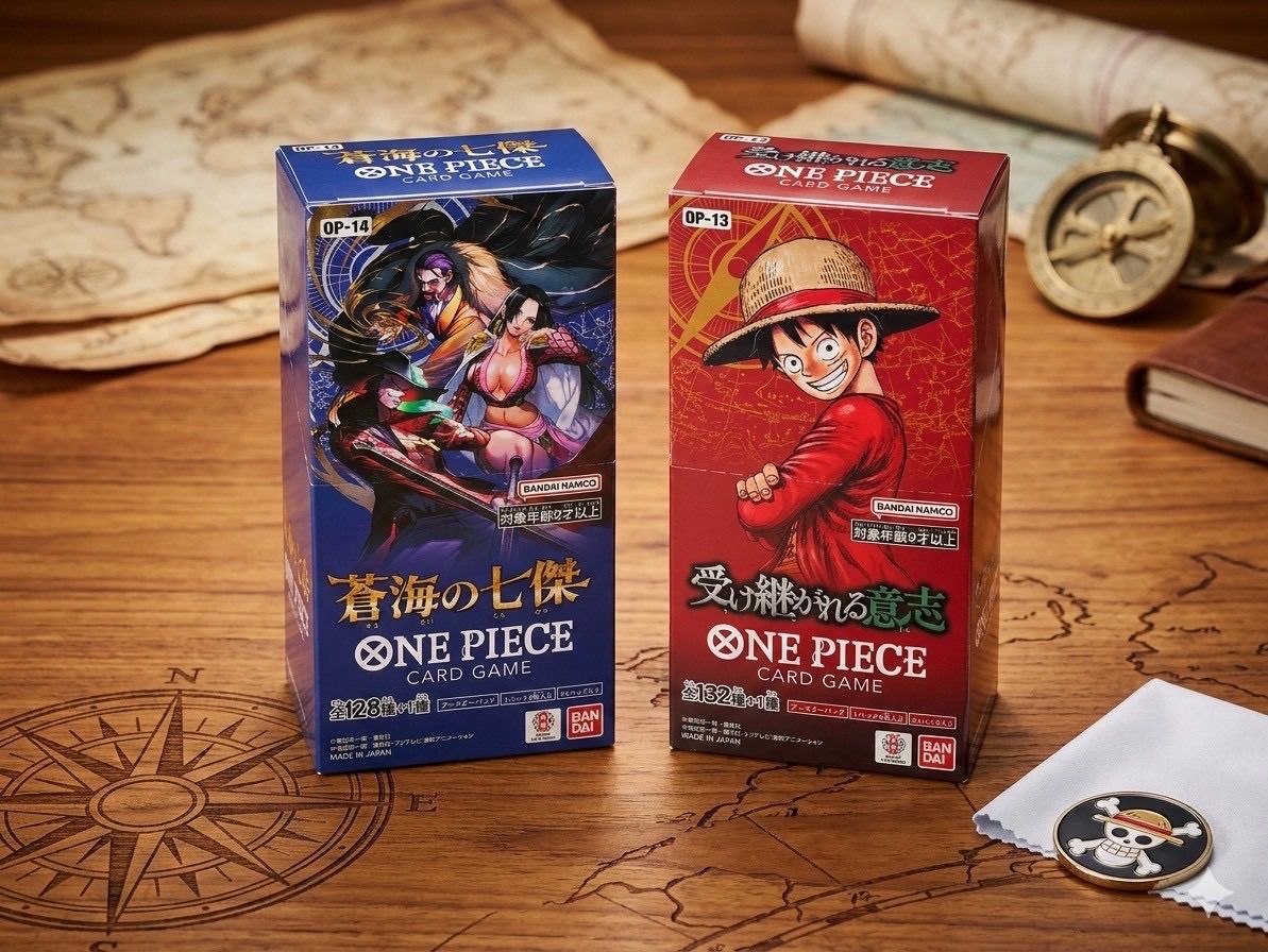 ✓新品未開封テープ付き ONE PIECEカードゲーム 1. 蒼海の七傑 OP-14