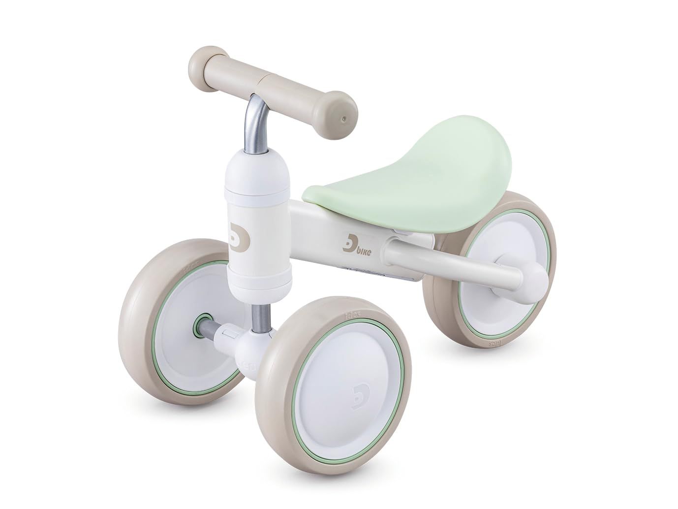 新品 【公式】アイデス D-Bike miniワイド グリーン ベビーバイク 10カ月3歳 室内用 ペダルなし三輪車 静音 足けり 体幹トレーニング 誕生日プレゼント