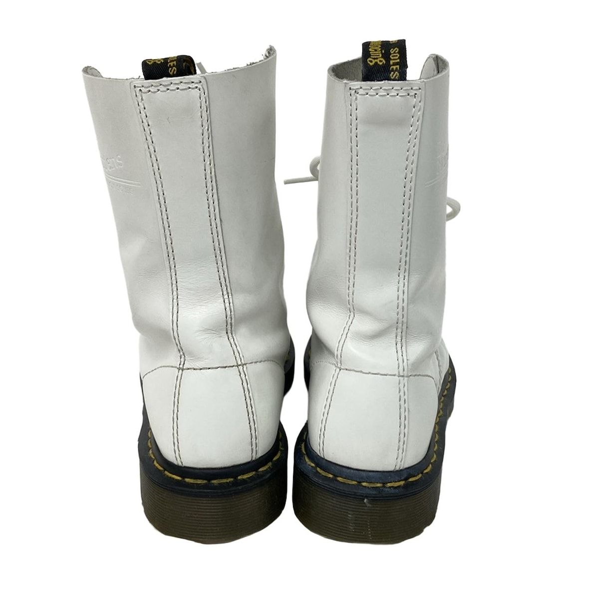Dr.Martens(ドクターマーチン) ロングブーツ 38 レディース - 白