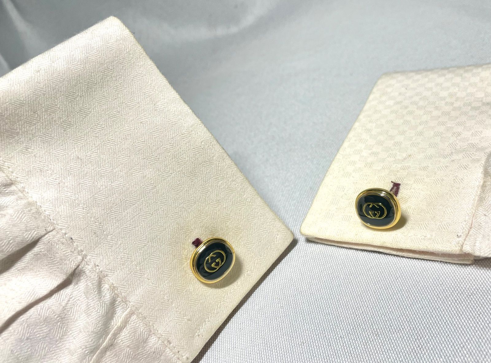 美品 廃盤 GUCCI グッチ インターロッキングG GGロゴ ブラック