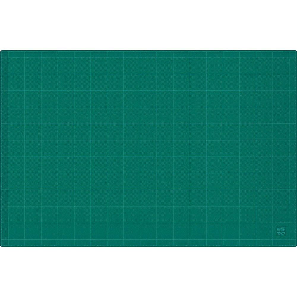 新品 コクヨ カッティングマット 3mm厚 グリーン 両面 方眼罫 600×900mm マ-44N