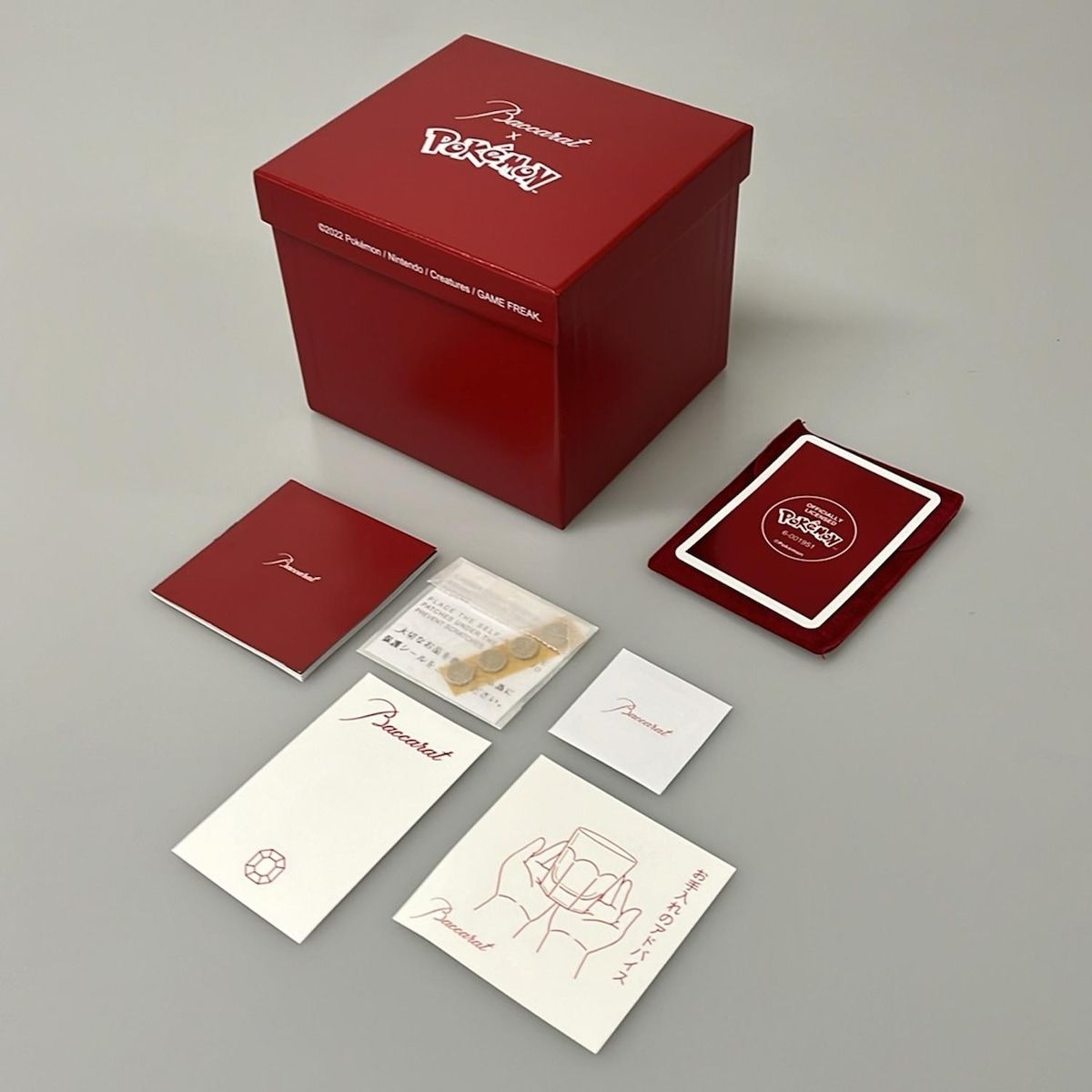 Baccarat(バカラ) 小物美品 クリア×ゴールド 置物/ポケモンコラボ