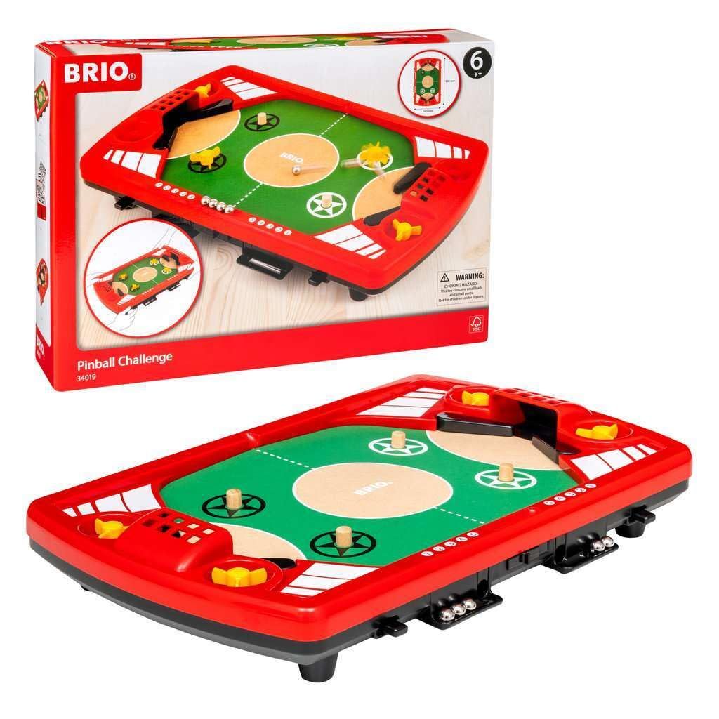 新品 BRIO (ブリオ) ピンボールバトル 34019 対象年齢 6歳~ 【おもちゃ 玩具 木製おもちゃ ゲーム プレゼント（誕生日/クリスマス）】