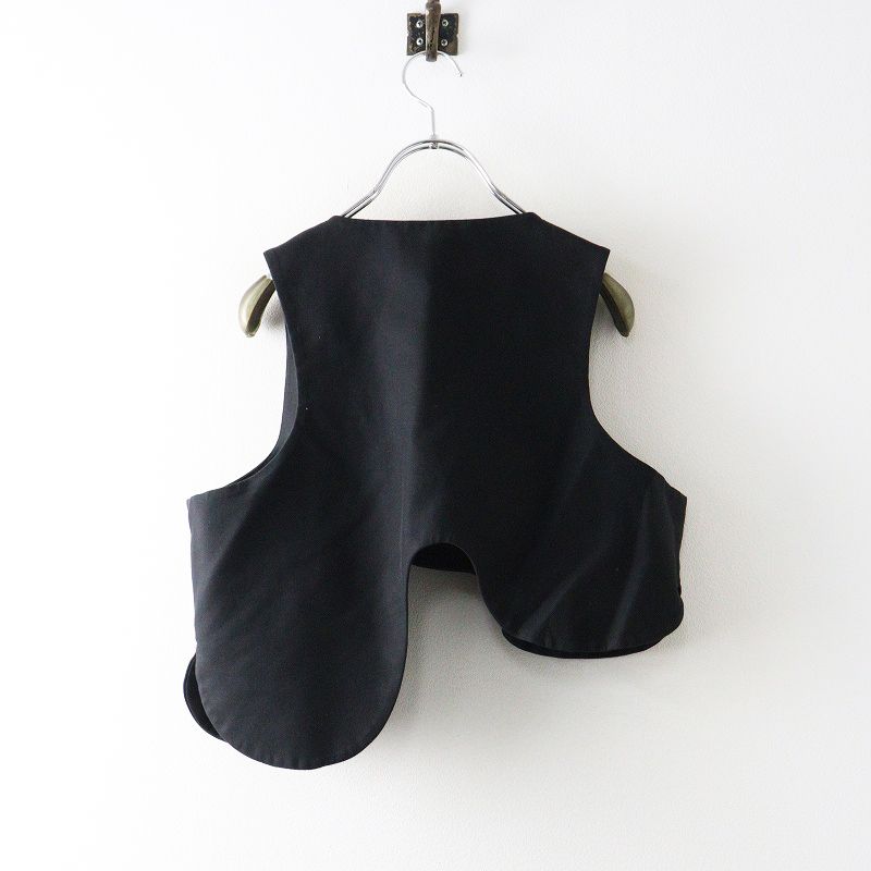 人気アイテム 2024SS エンフォルド ENFOLD WAVE CROPPED VEST ウェイブ