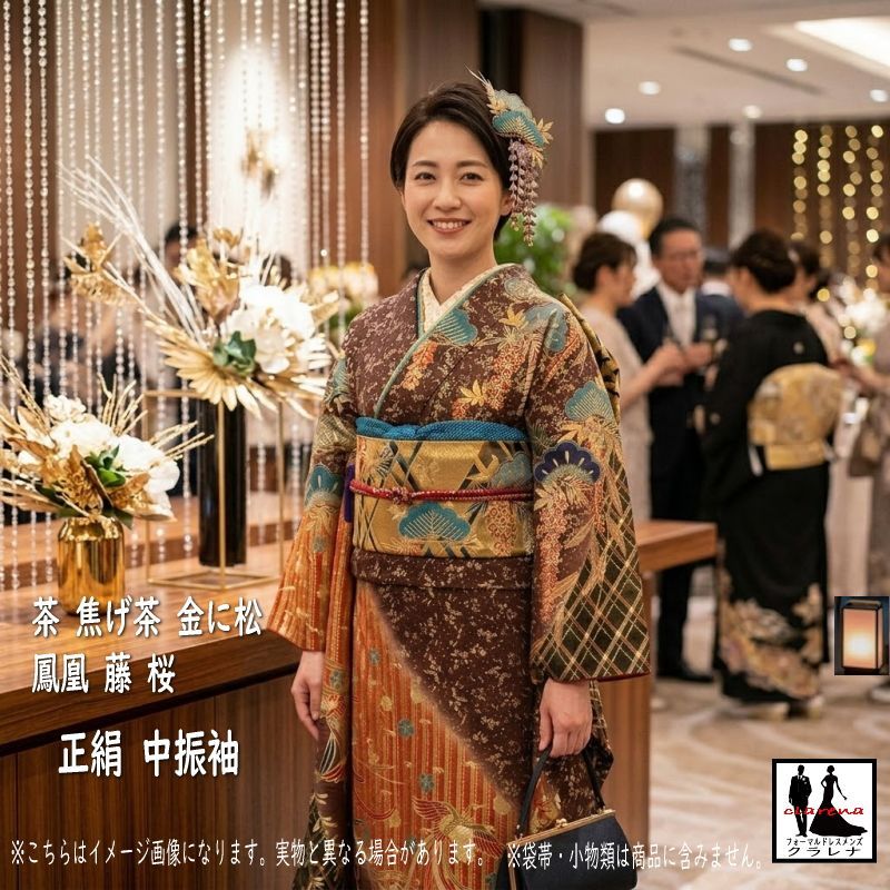 京都正絹振袖和服體驗髮型方案- 京都⁄淺草和服租借梨花和服 正絹中