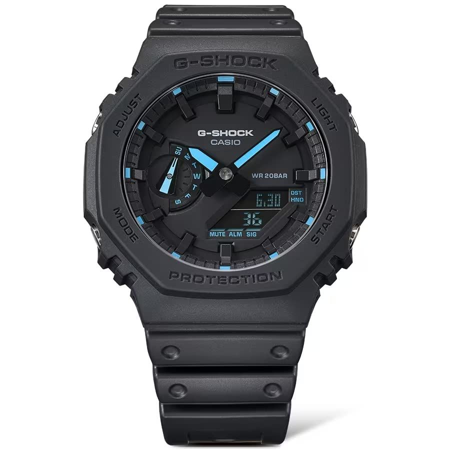 新品 G-Shock GA2100-1A2 ネオンアクセントウォッチ ブルー ブルー