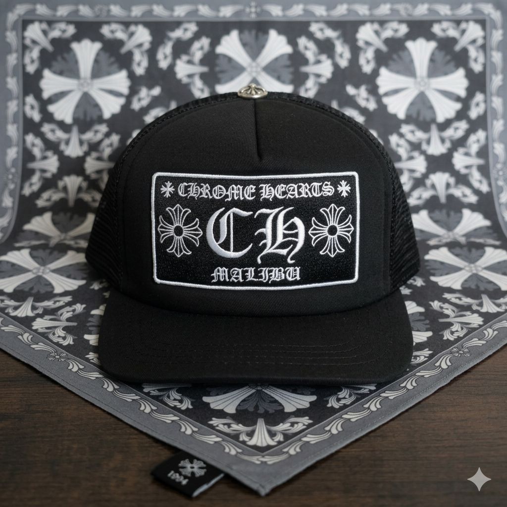 CHROME HEARTS クロムハーツ マリブ限定 トラッカーキャップ メッシュ 