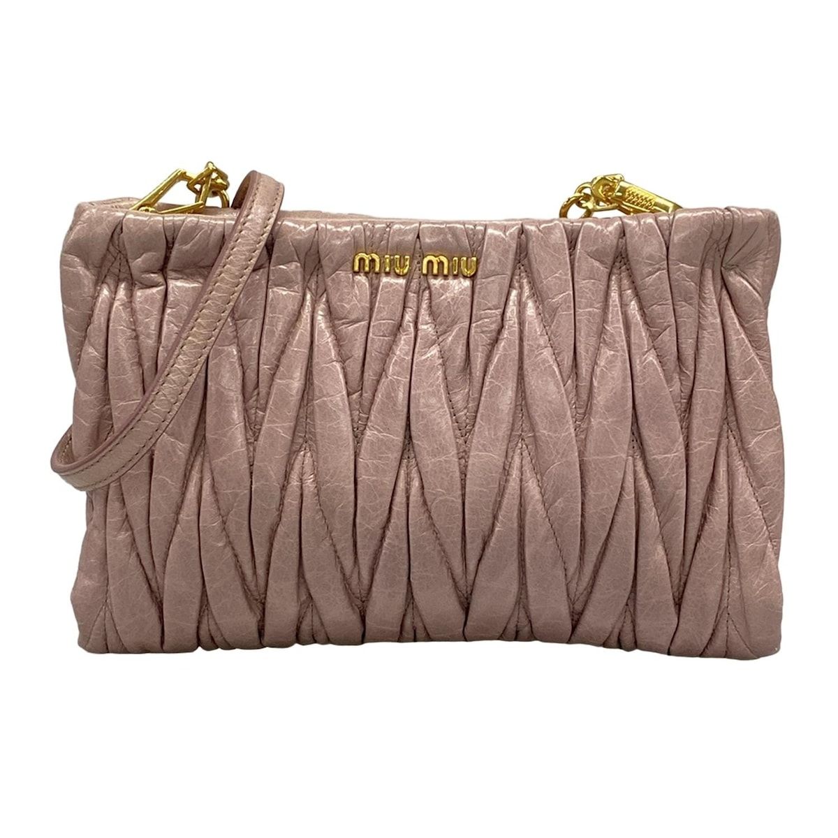 miumiu(ミュウミュウ) ショルダーバッグ美品 マテラッセ RP0380 