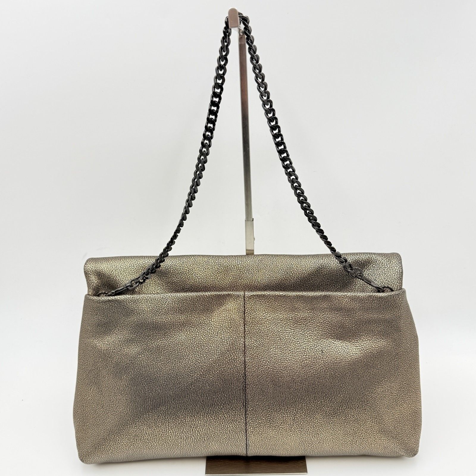 レディース COACH（コーチ）チェーンショルダーバッグ メタリック 