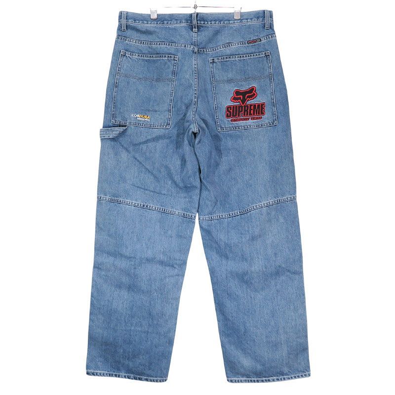 メンズ 美品 Supreme バギーデニム /